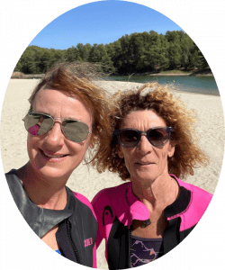 Course en duo Section eau libre Swim Academy Nîmoise