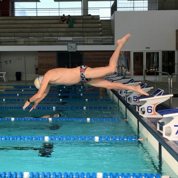 Plongeon 3 Section Compétition Maîtres Swim Academy Nîmoise