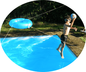 Jeu de ballon Ecole de natation Swim Academy Nîmoise