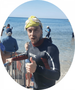 Départ course 3 Section Eau libre Swim Academy Nîmoise