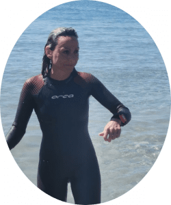 Arrivée course Section Eau libre Swim Academy Nîmoise